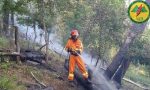 Incendio boschivo a Gricigliana