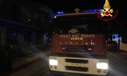 Incendio in una casa a Montecatini
