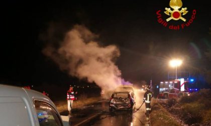 Incidente sulla Cassia, quattro auto coinvolte