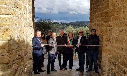 Porta Romea, inaugurato il restauro a Monteriggioni FOTO