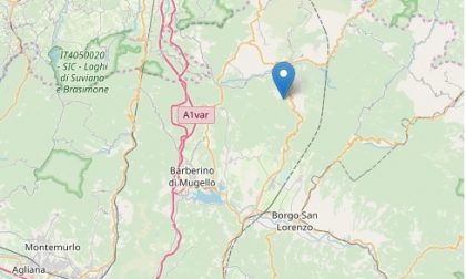 Scossa di terremoto tra Firenzuola e Barberino del Mugello