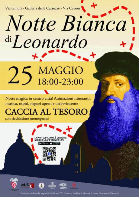 Notte Bianca di Leonardo a Firenze