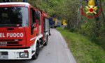 Camion si incastra a Crespole, traffico bloccato sulla Sp34