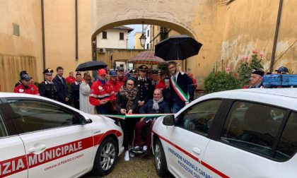 Maresciallo Giuseppe Giangrande all'inaugurazione della nuova auto dell’Anc