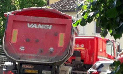 Strada bloccata a Calenzano per colpa di un camion