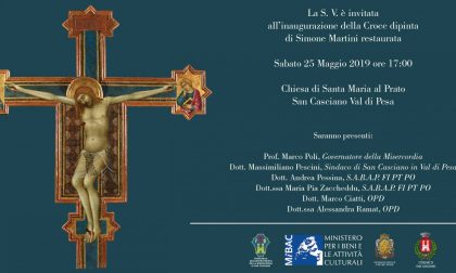 Grande ritorno: la Croce dipinta di Simone Martini restaurata