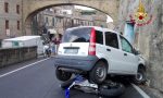 Incidente tra auto e moto, feriti trasportati in ospedale