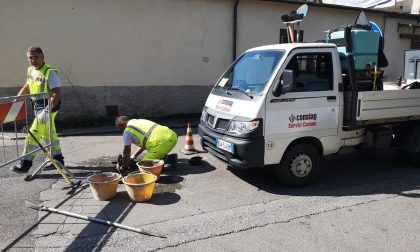 Buche nelle strade: ancora interventi in città