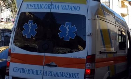 Cade di bicicletta a Schignano, soccorso dal Pegaso