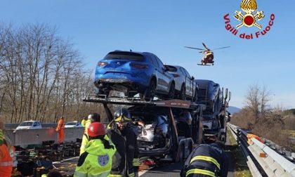 Incidente sulla A1: corsia bloccata