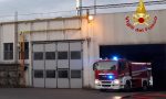 Incendio in una tintoria: a fuoco un box adibito a ufficio