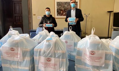 Ben 4400 mascherine donate alla provincia di Prato