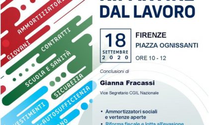 "Ripartire dal lavoro", domani la mobilitazione dei sindacati: a Firenze in Piazza Ognissanti