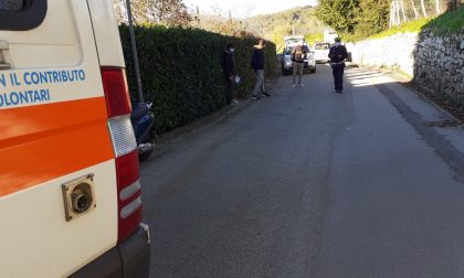 Scontro tra auto e moto vicino alla scuola materna di Sofignano LE FOTO