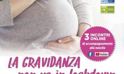 La gravidanza non va in lockdown, tre incontri sul web di accompagnamento alla nascita
