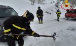 Veicolo bloccato dalla neve, liberato dai soccorsi