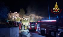 Incendio in via Ettore Majorana a Montemurlo