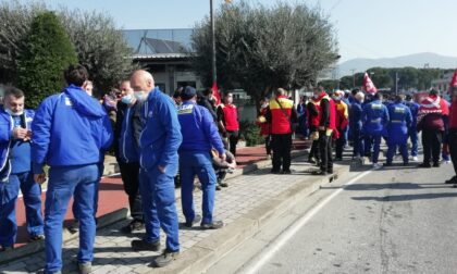 Sciopero della logistica, presidio a Pratignone per tutta la mattina