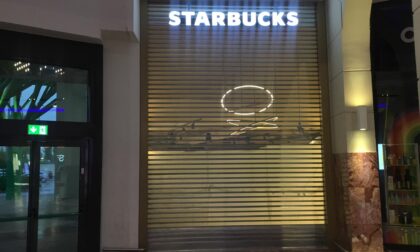 Tutto pronto per l'apertura di Starbucks ai Gigli