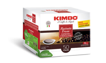 Le nuove cialde Kimbo Macinato Fresco sono intense, cremose e dal packaging sostenibile