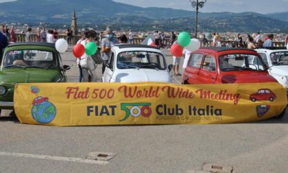 I vertici del Fiat 500 Club Italia riuniti a Calenzano
