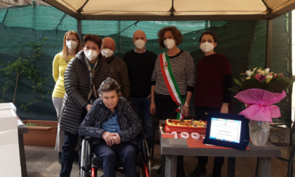 Una nuova centenaria a Lastra a Signa, gli auguri del sindaco Bagni  a Gina Pilastri