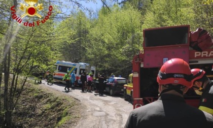 Ciclista cade alla Pieve di Montecuccoli riportando ferite: Vigili del Fuoco, Saf e 118 sul posto