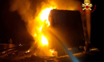 Incendio sul raccordo autostradale Siena-Firenze