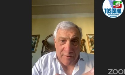 Antonio Tajani inaugura la scuola di comunicazione di Forza Italia Toscana