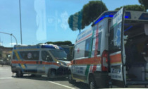 Incidente camion -scooter in via dell'Albero a Campi