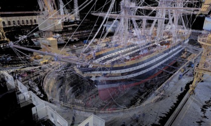 Presentato il “gemello digitale” della nave Amerigo Vespucci
