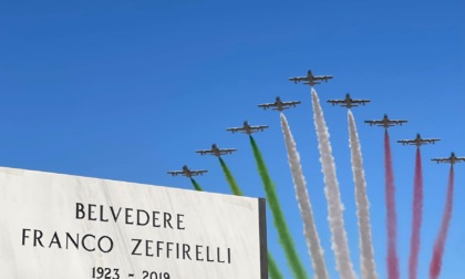 A Firenze le frecce tricolori per il centenario della nascita del maestro Franco Zeffirelli