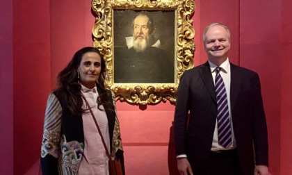 La Sceicca dell'arte Al Mayassa Al Thani in visita alla Galleria degli Uffizi