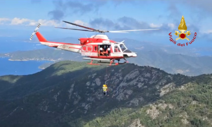 Isola d'Elba, si infortuna scendendo dal Monte Capanne: soccorsa in elicottero