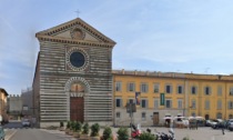 Affreschi del 600 alla chiesa San Francesco a Prato: erano stati coperti durante un restauro