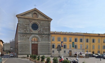 Affreschi del 600 alla chiesa San Francesco a Prato: erano stati coperti durante un restauro