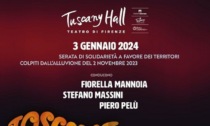 Mannoia, Masini e Pelù sul palco del Tuscany Hall per raccogliere fondi per gli alluvionati