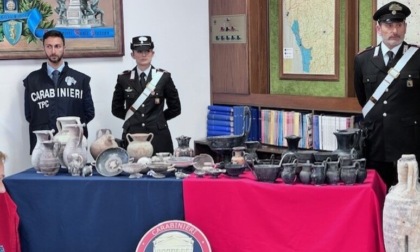 Carabinieri recuperano 84 reperti archeologici etruschi e romani