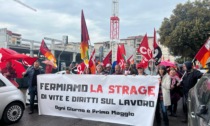 Il Primo Maggio davanti al cantiere in via Mariti a Firenze: "Fermiamo la strage"