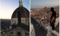 Firenze, altri due ragazzi si sono arrampicati in cima al Duomo: il video postato sui social