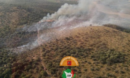 Bruciano le colline di Capalbio, a Marliano prosegouno le operazioni di bonific