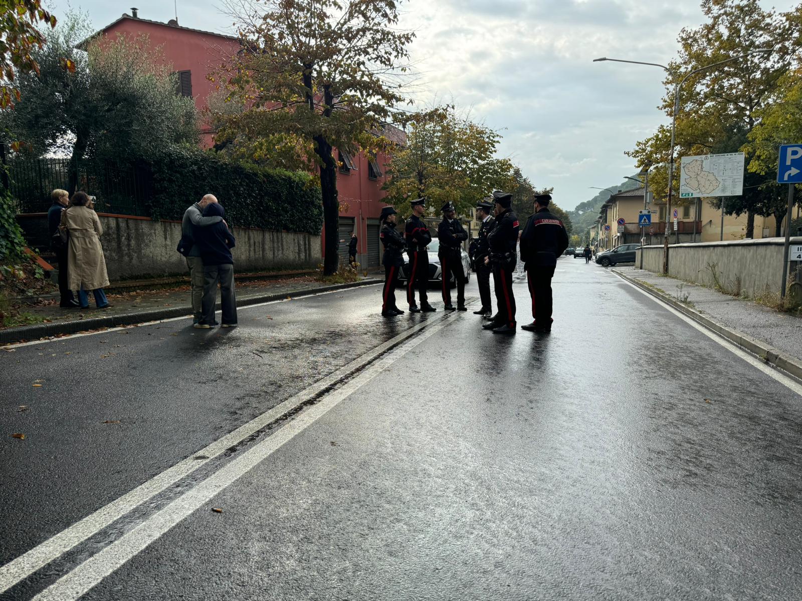 Il luogo del delitto a San Casciano in Val di Pesa