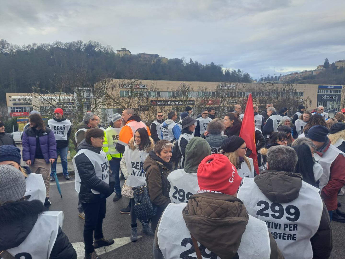 beko siena manifestazione corteo