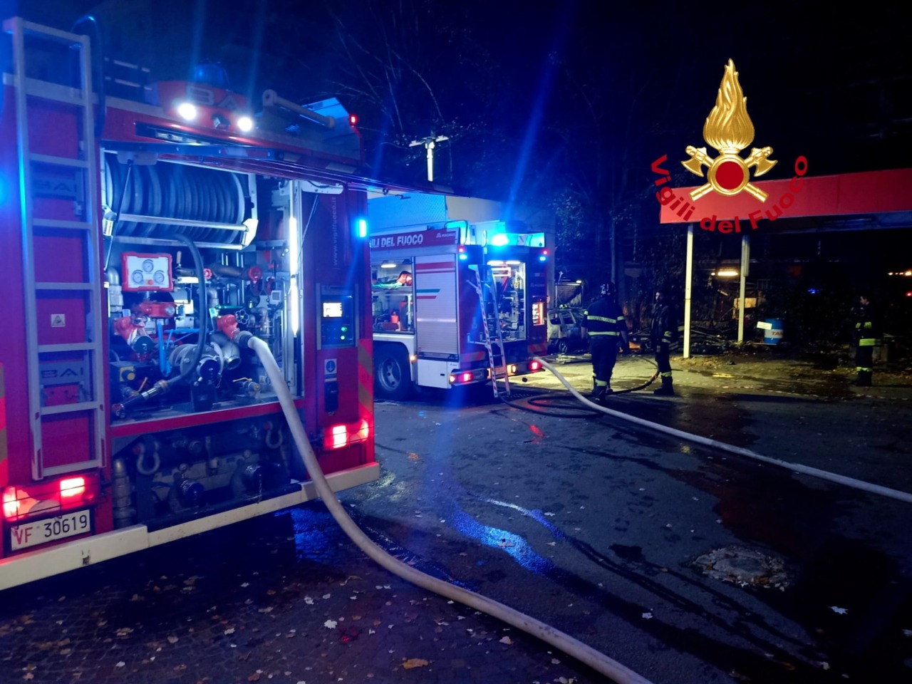 Incendio in viale Europa: arrestato un 47enne senza dimora