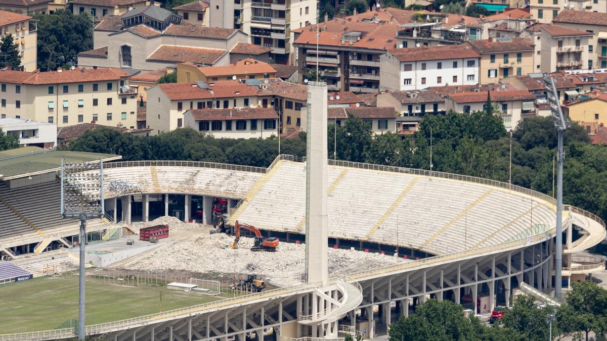 Avanzamento dei lavori allo stadio Franchi: conclusione prevista per aprile 2027