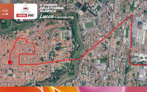 La fiaccola olimpica illumina Lucca: rivelato il percorso tra storia e sport