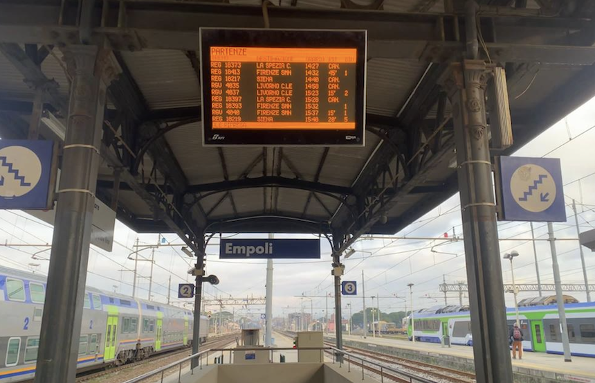 Gravi condizioni per la giovane investita alla stazione di Empoli