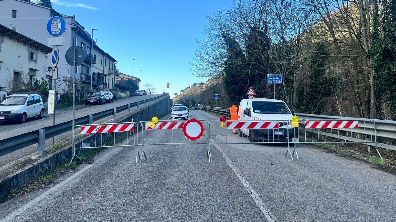 Riapertura della via Faentina dopo messa in sicurezza
