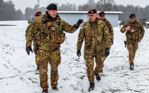 Esercitazione dei Lupi di Toscana in Germania