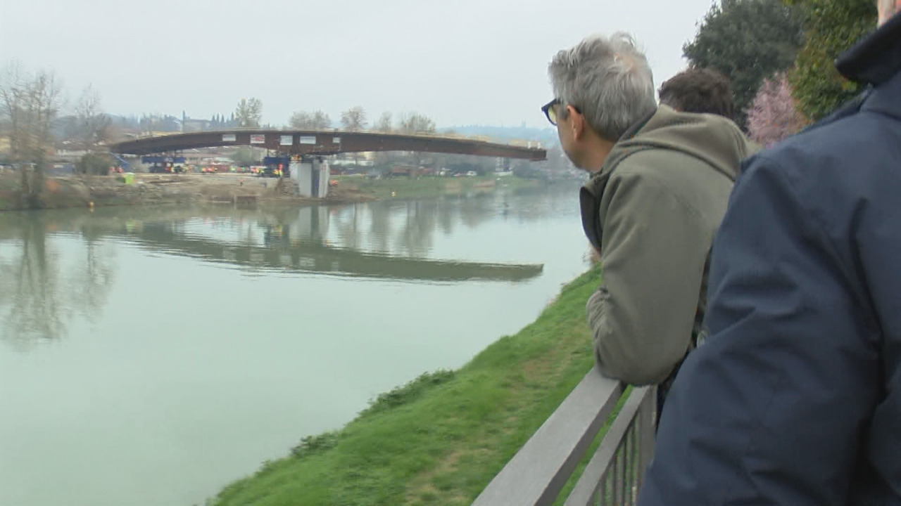 Inaugurato il ponte sull’Arno tra Bellariva e Gavinana